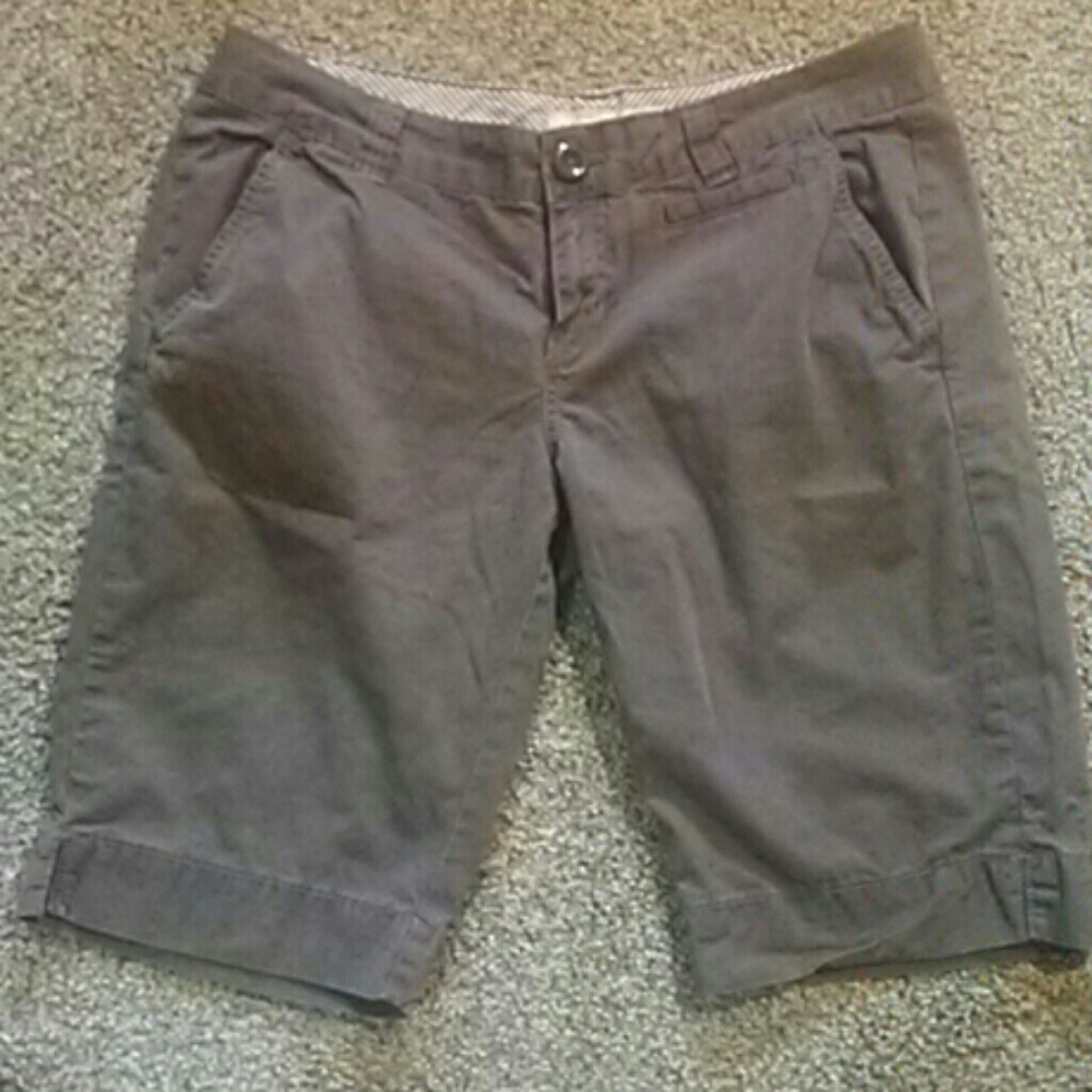 Brown bermuda shorts